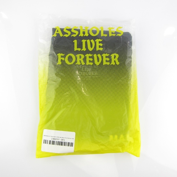 Assholes Live Forever Marriage Is The First Step In Divorce Black Tee XXL NEW - Picture 3 of 3